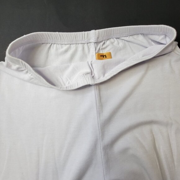 White Stretchy Leggings Pants Size Small or Medium - Picture 3 of 7